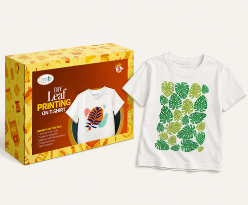 DIY Leaf Printing on Tshirt Kit | 5years+