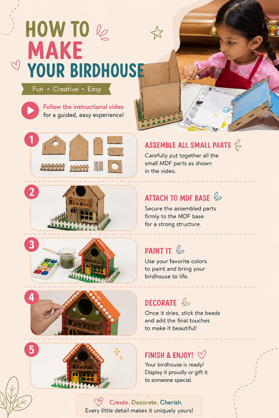 DIY Bird House Making Kit | 5years+