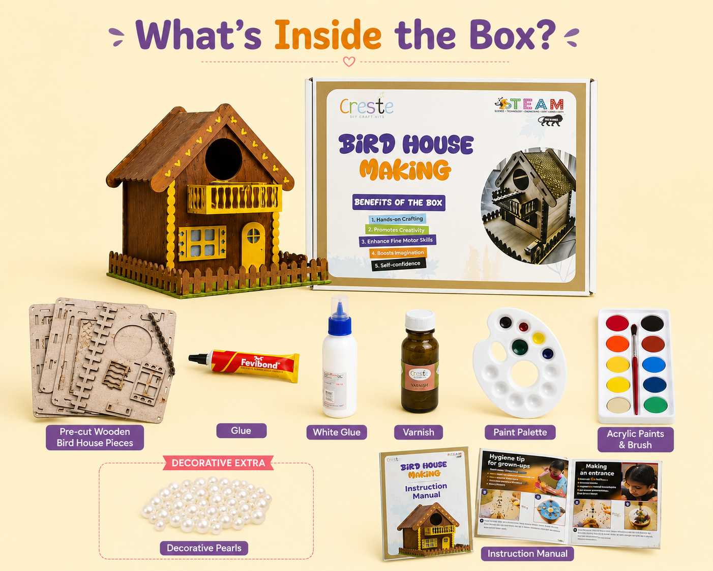 DIY Bird House Making Kit | 5years+