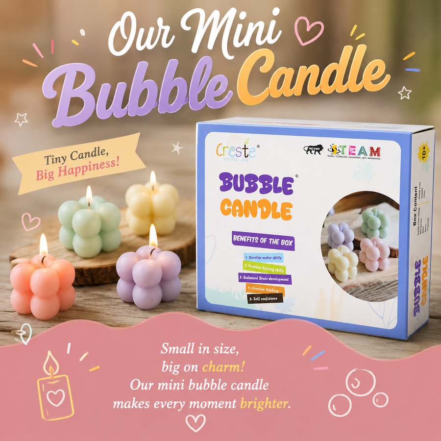 DIY Mini Bubble Candle Making Kit | 10years+