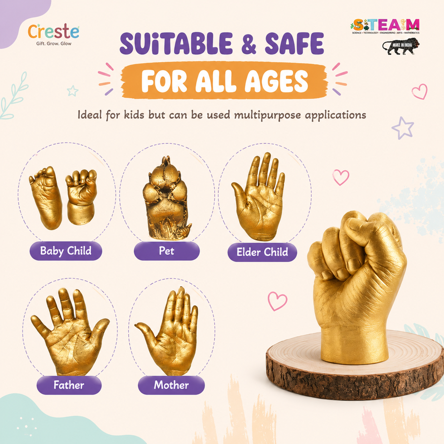 DIY Baby Hand Casting Kit | 2years+