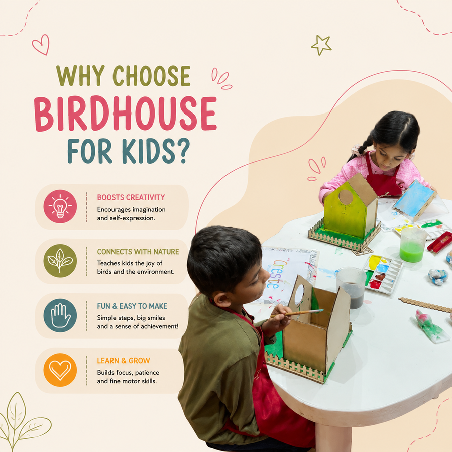 DIY Bird House Making Kit | 5years+
