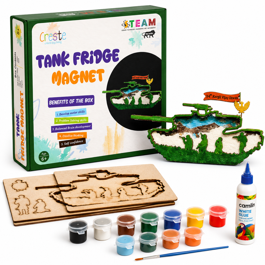 Tank Fridge Magnet Making Kit