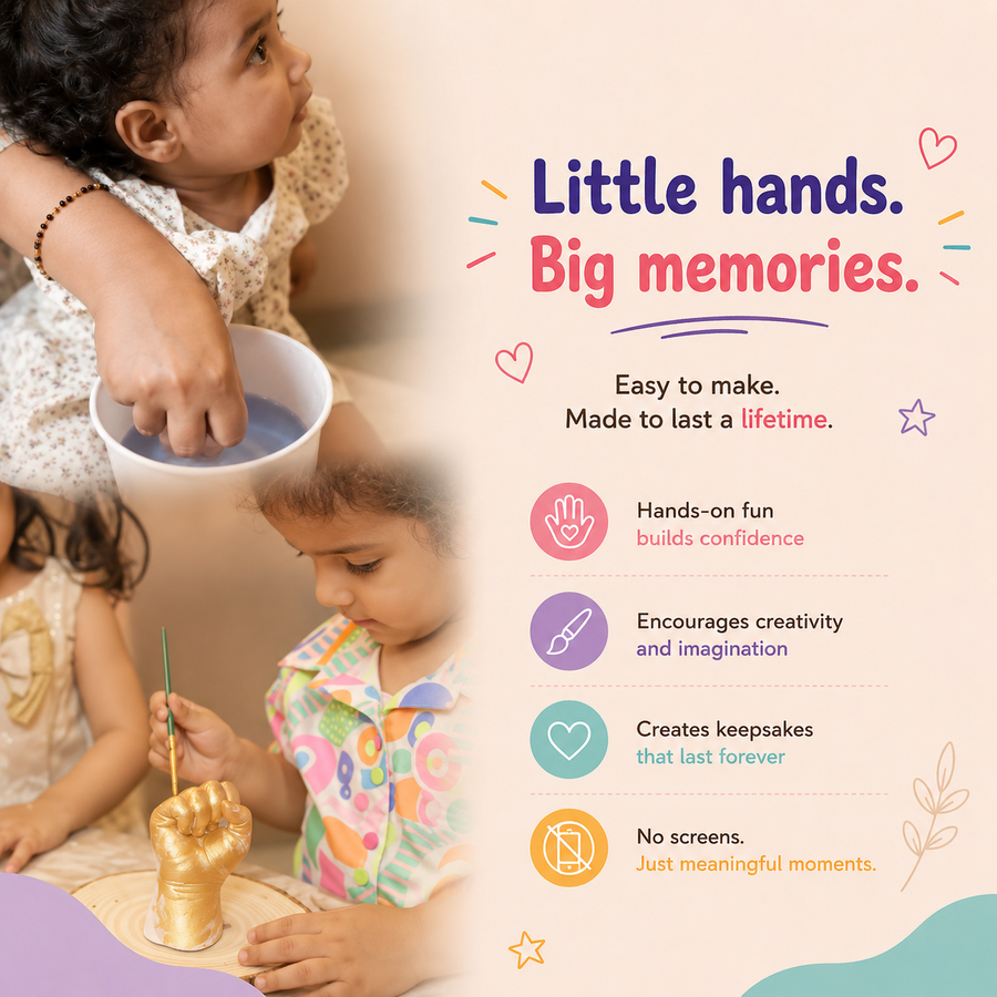 DIY Baby Hand Casting Kit | 2years+