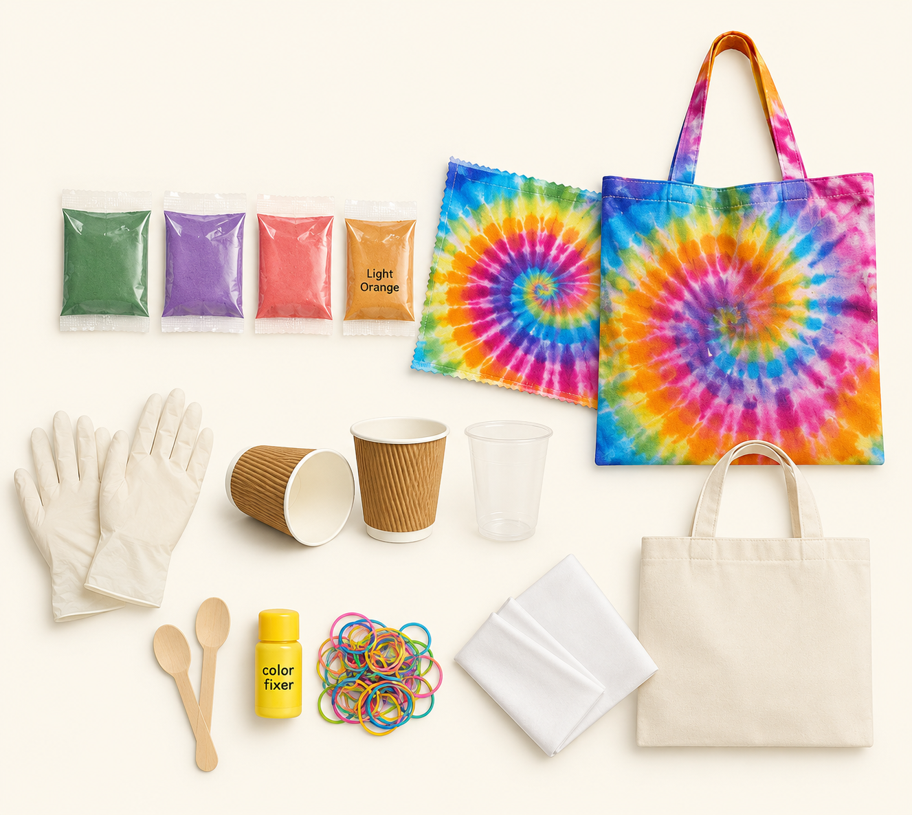 DIY Tie and Dye Tote Bag Kit | 5years+