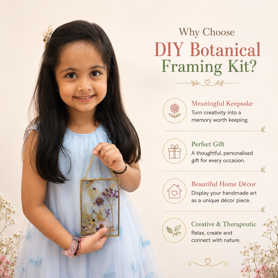 DIY Botanical Framing and Bookmark Making Kit | 8years+