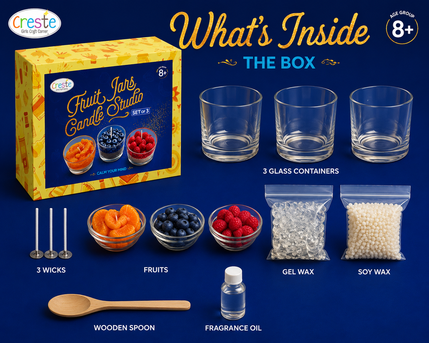 Fruit Jar Candle Kit