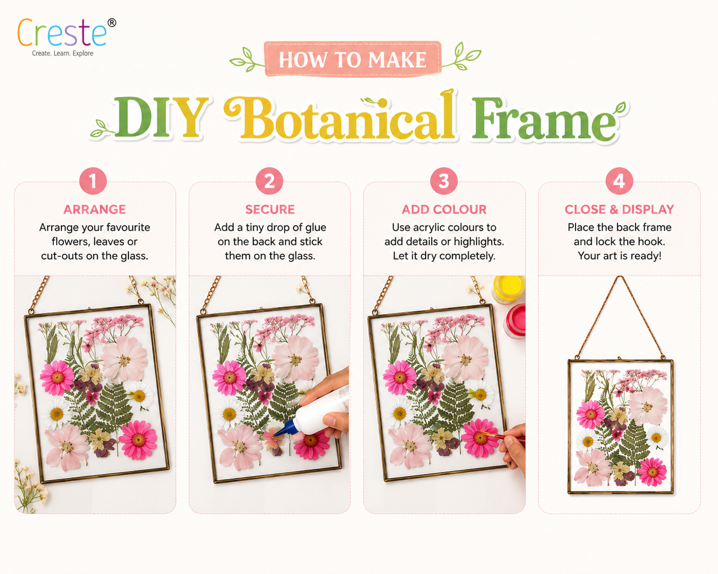 DIY Botanical Framing and Bookmark Making Kit | 8years+