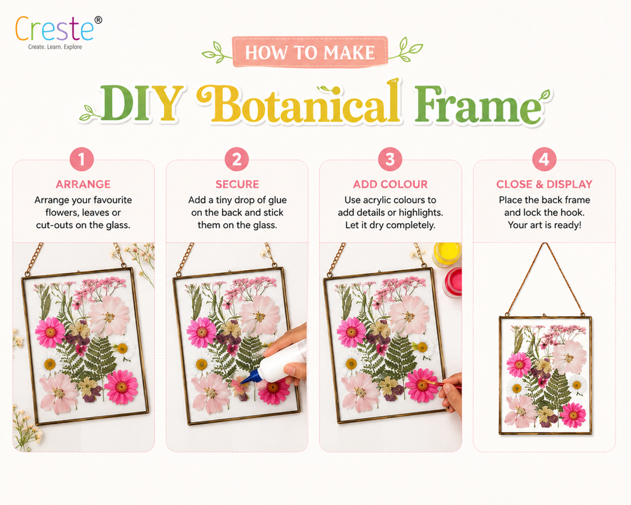 DIY Botanical Framing and Bookmark Making Kit | 8years+