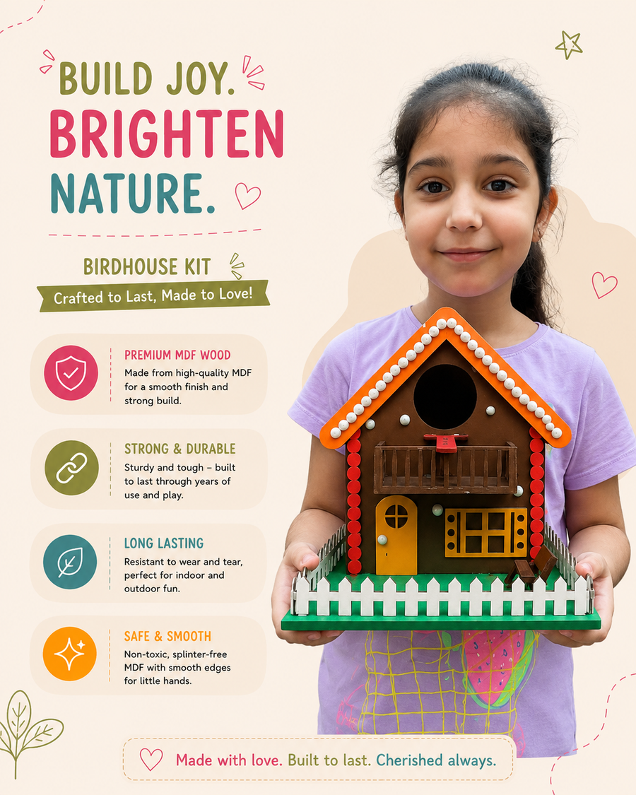 DIY Bird House Making Kit | 5years+