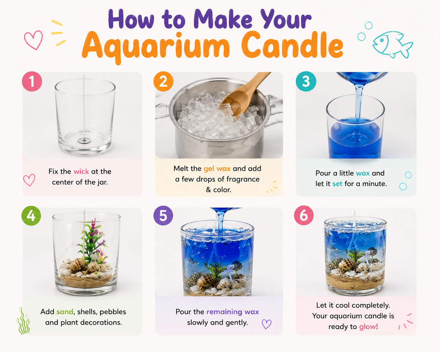 Aquarium Candle Making Kit