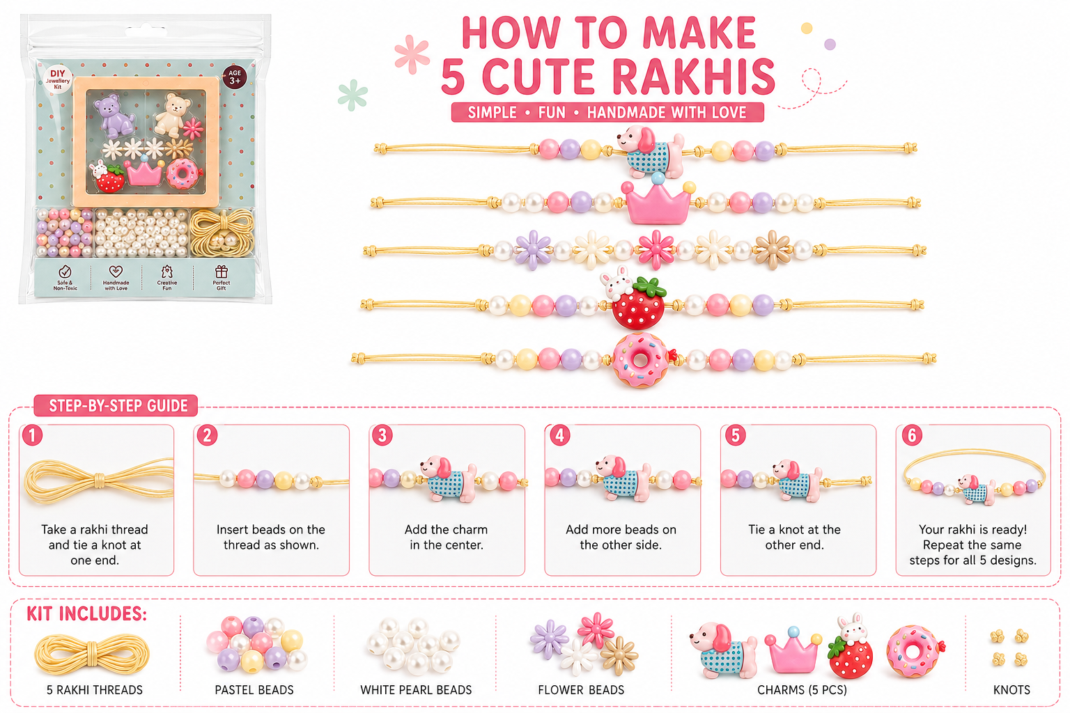 DIY Rakhi Kit