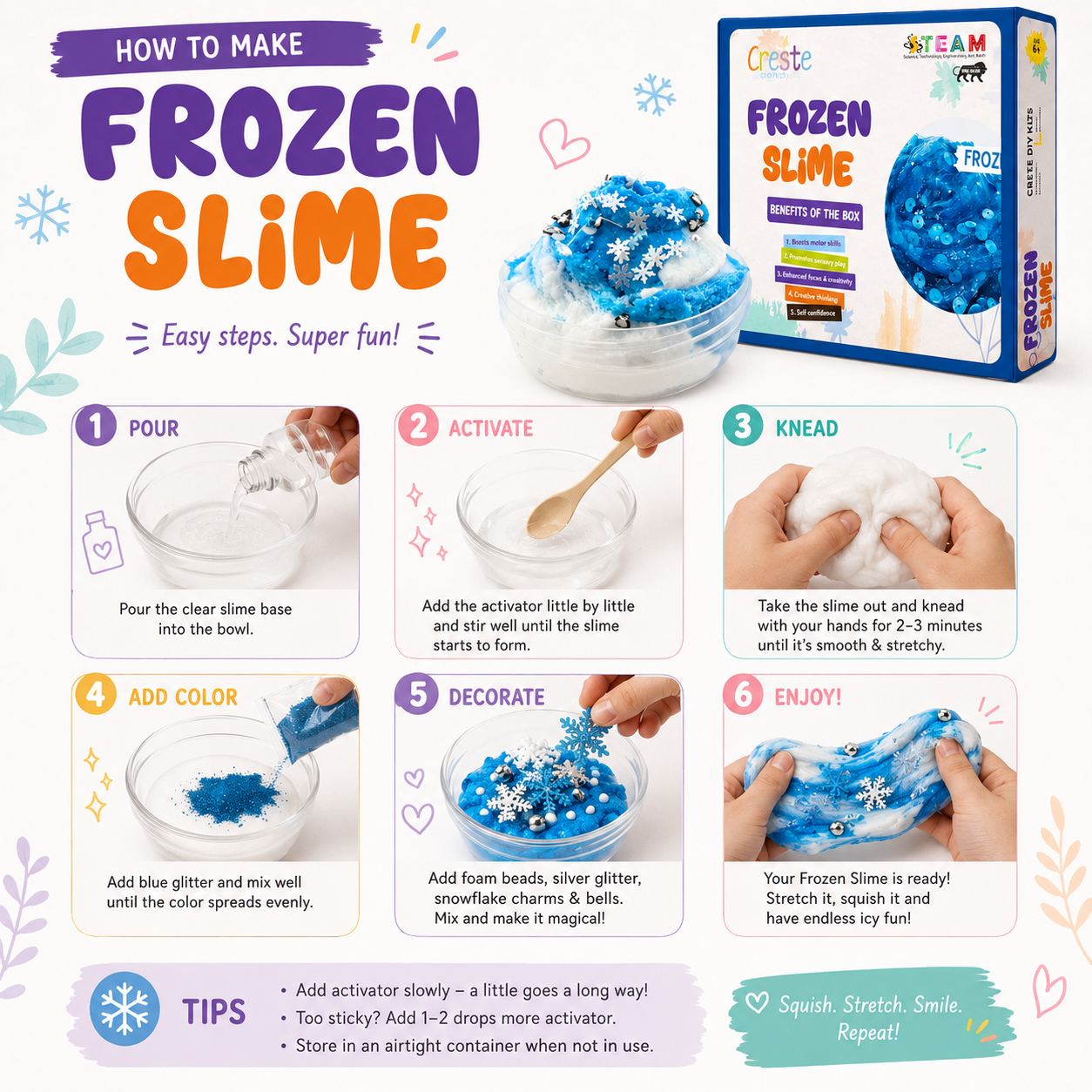 DIY Frozen Slime Making Kit | 5years+