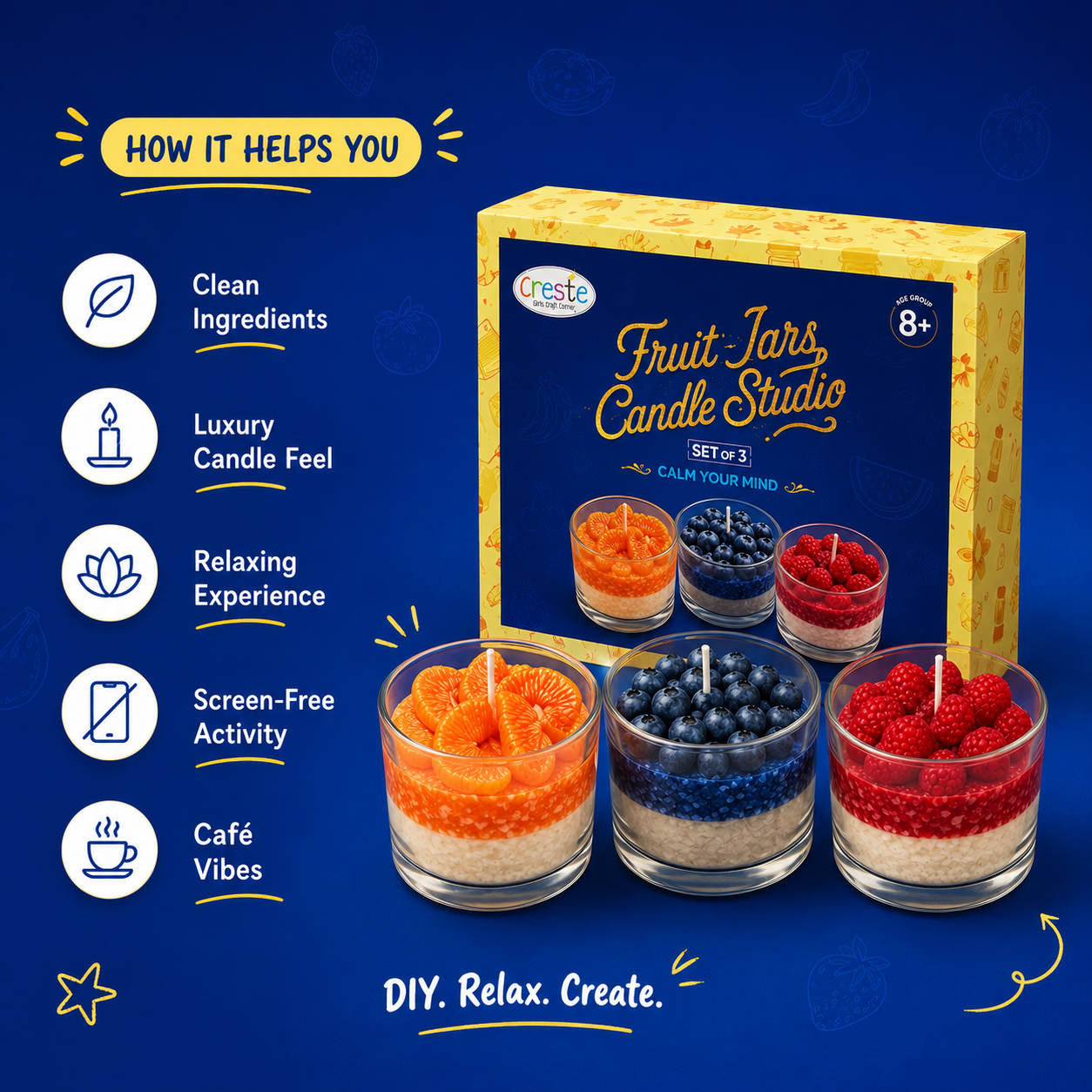 Fruit Jar Candle Kit