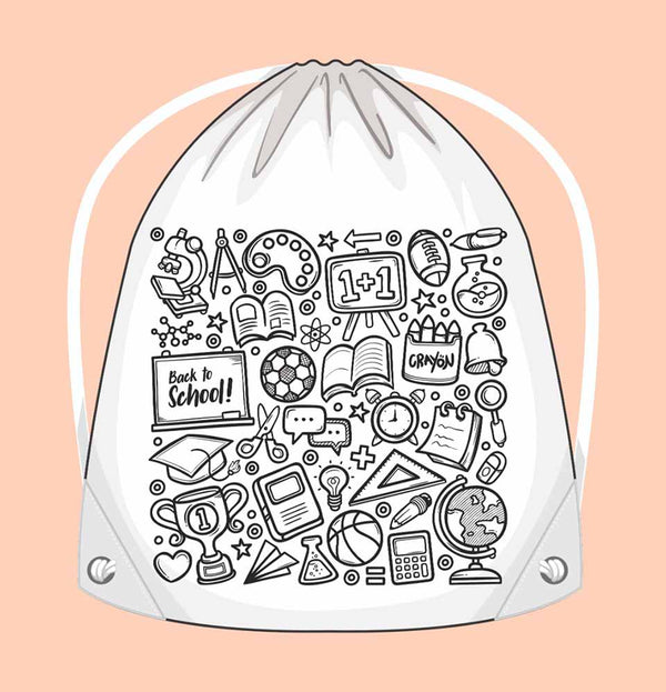 DIY Color Your Bag Kit | Back to School Theme (Backpack Type) | 3years+