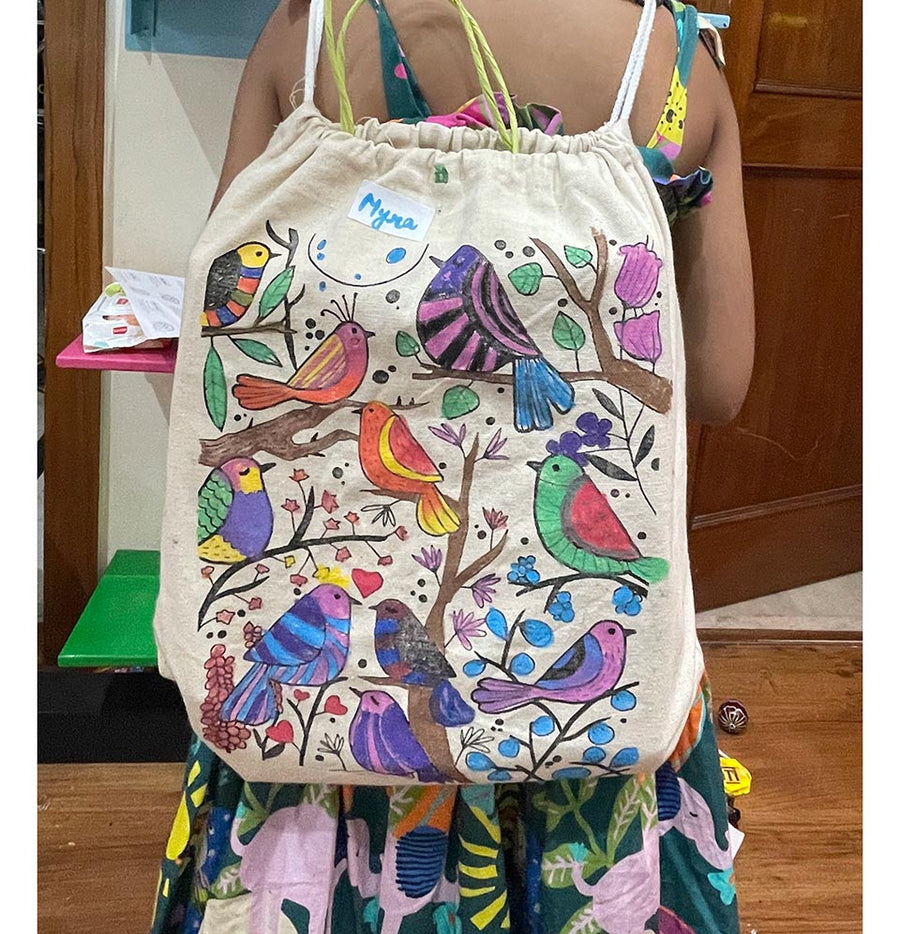 Color Your Bag Kit | Animal Theme (Backpack Type)