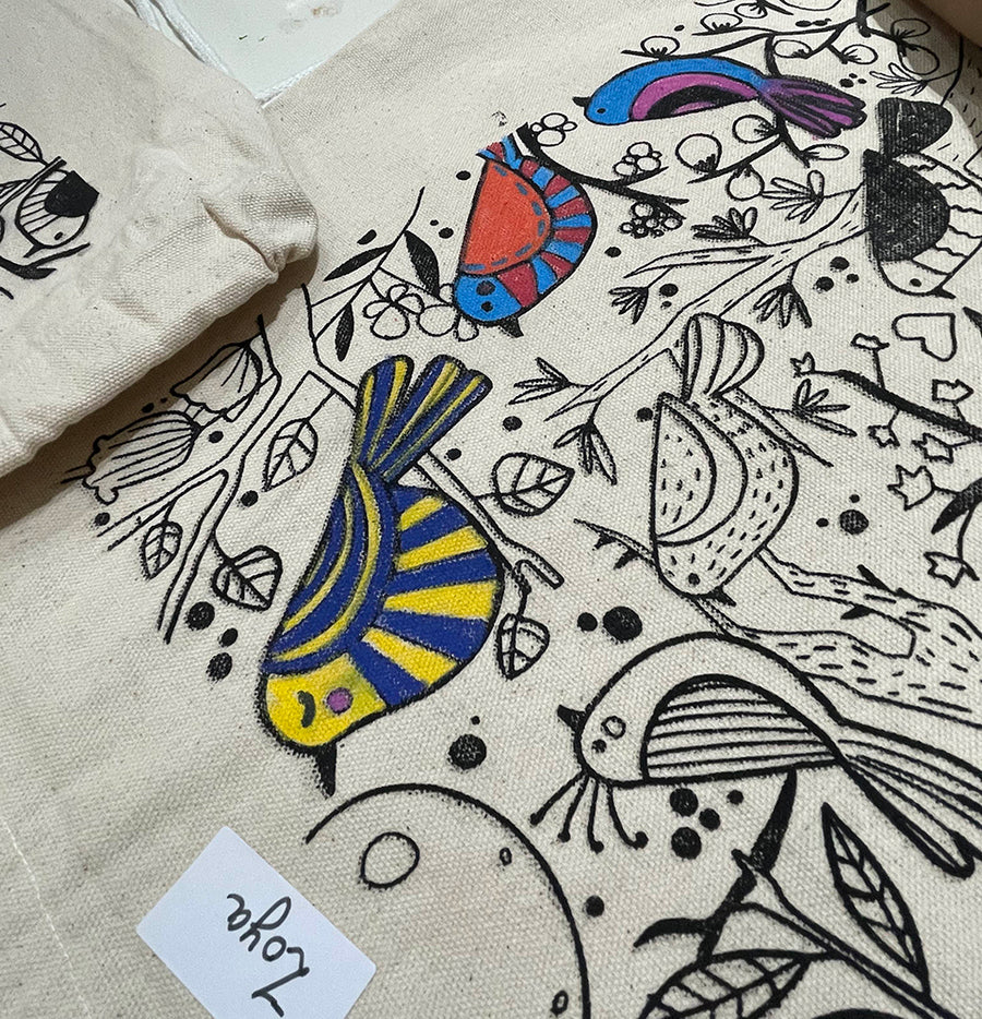 Color Your Bag Kit | Animal Theme (Backpack Type)