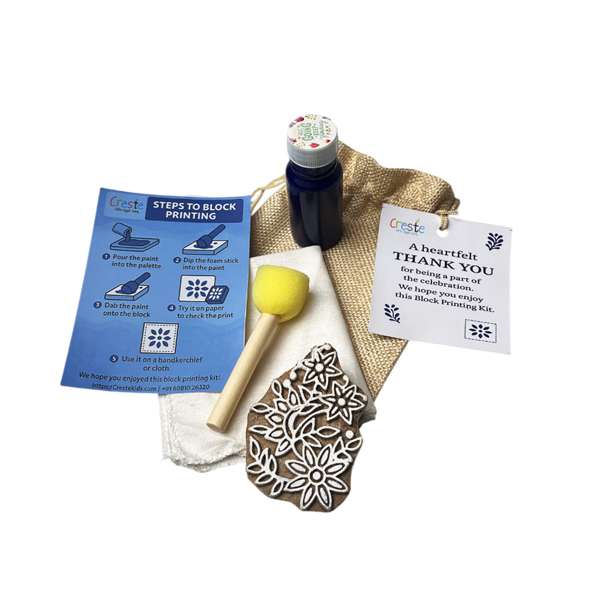 DIY Block Printing Craft Kit – Print, Press & Create
