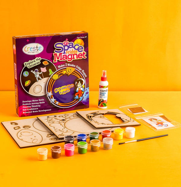 DIY Fridge Magnet Space Theme Kit | 4years+