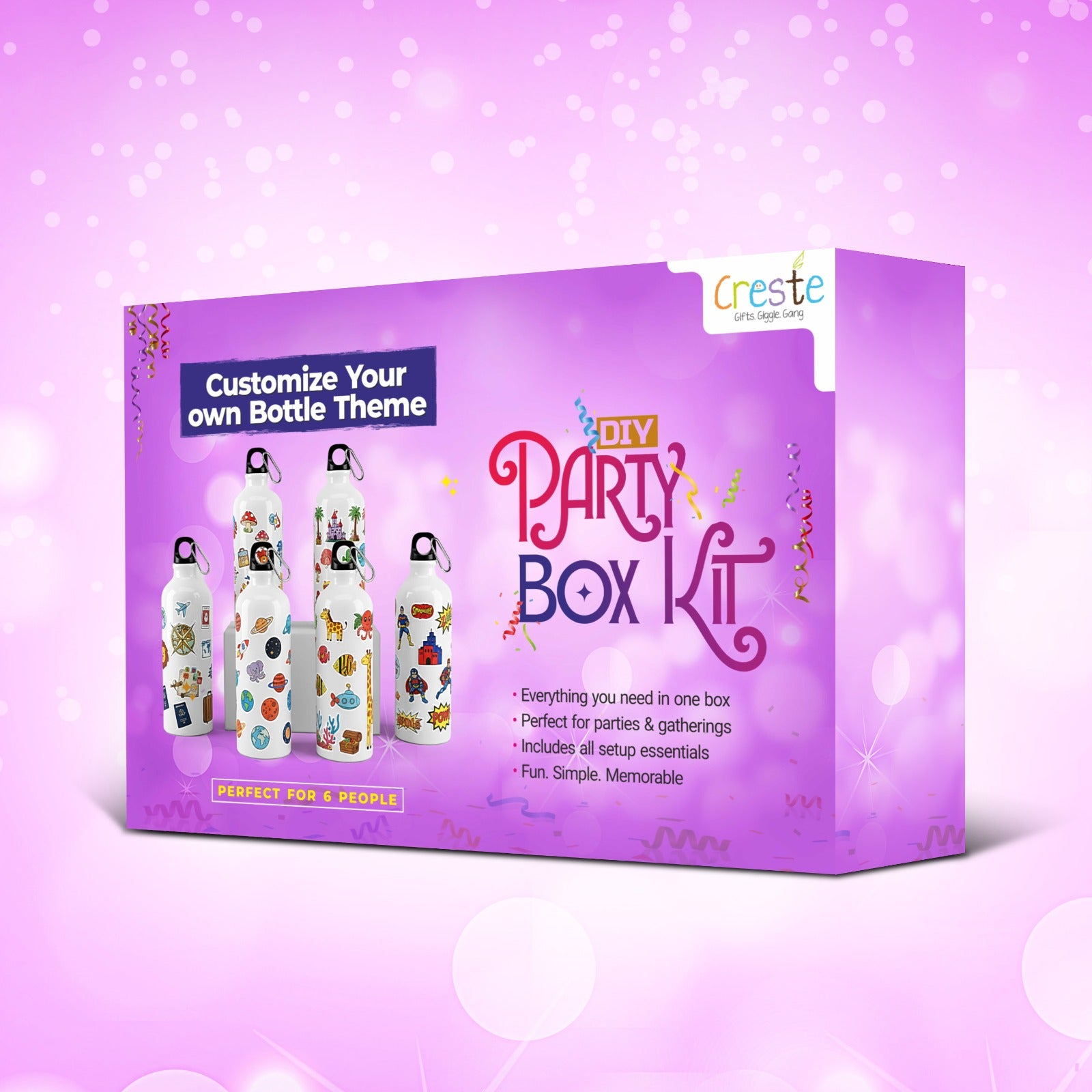 DIY Party Box Kit | Customise Your Own Bottle Theme