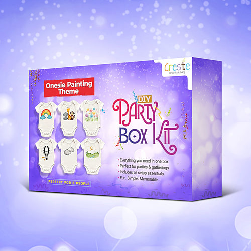 DIY Party Box Kit | Onesie Painting Theme