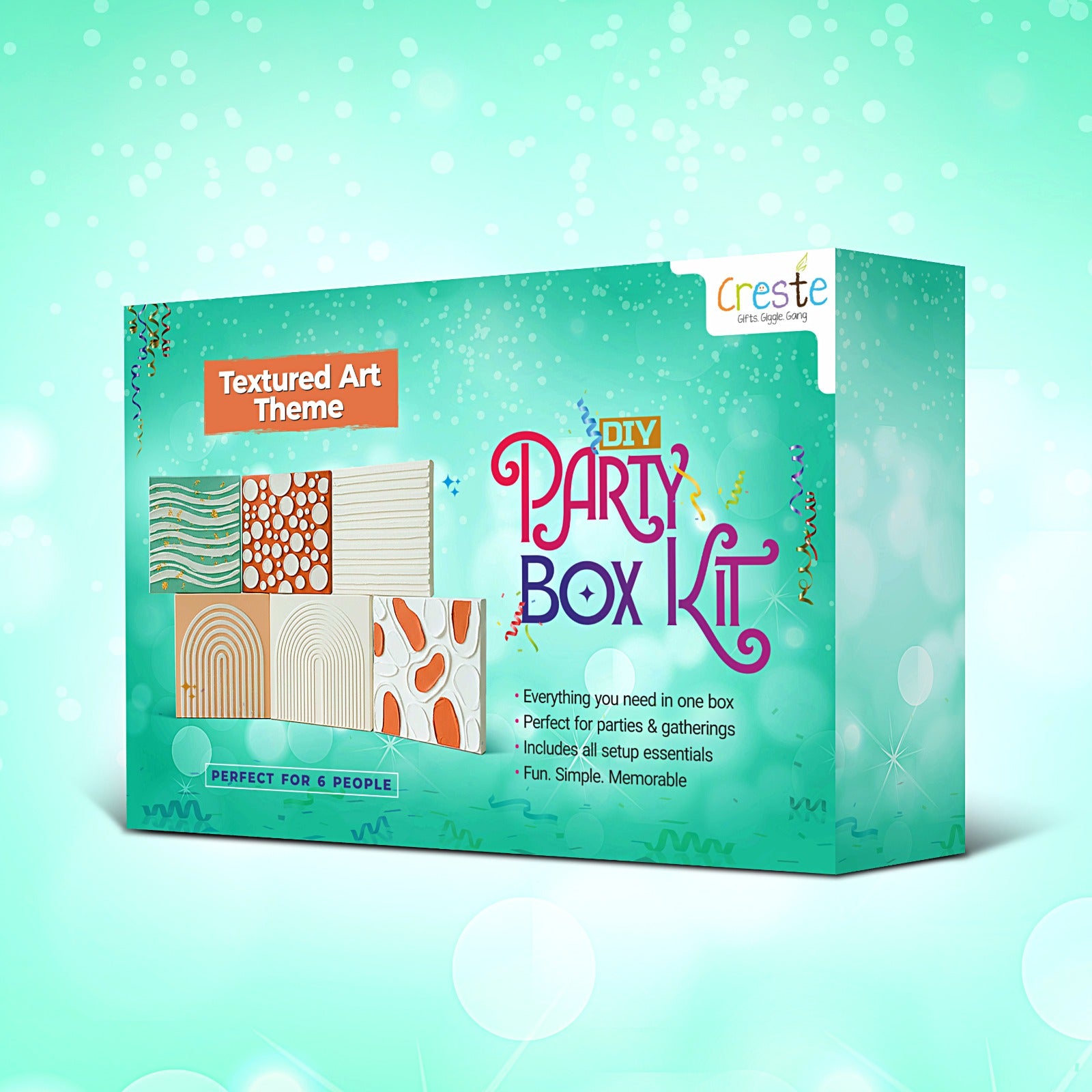 DIY Party Box Kit | Texture Art Theme