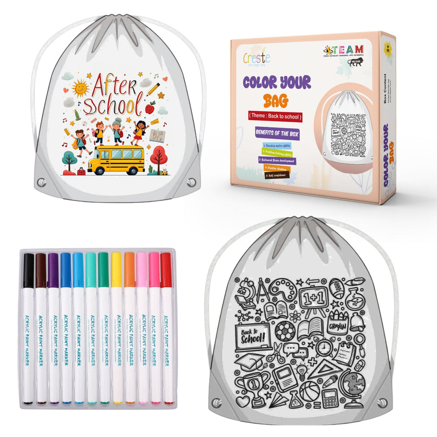 DIY Color Your Bag Kit Available with Different Themes | 3years+