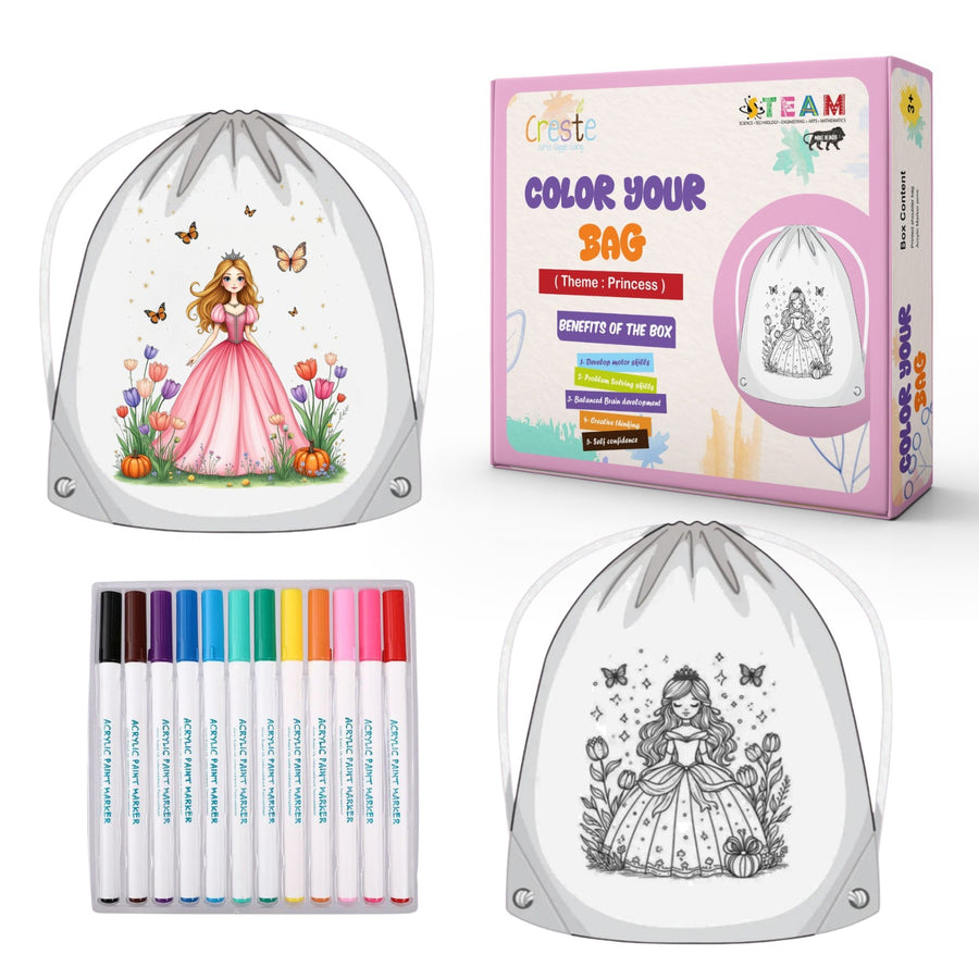 DIY Color Your Bag Kit Available with Different Themes | 3years+