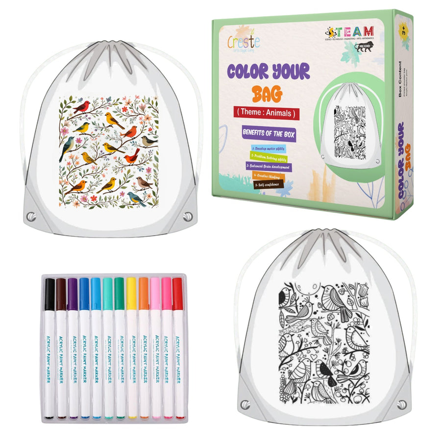 DIY Color Your Bag Kit Available with Different Themes | 3years+