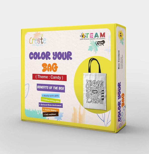Color Your Bag Kit | Candy Theme (Handbag Type)
