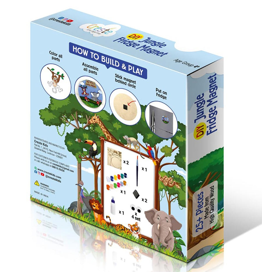 Fridge Magnet Jungle Theme Kit