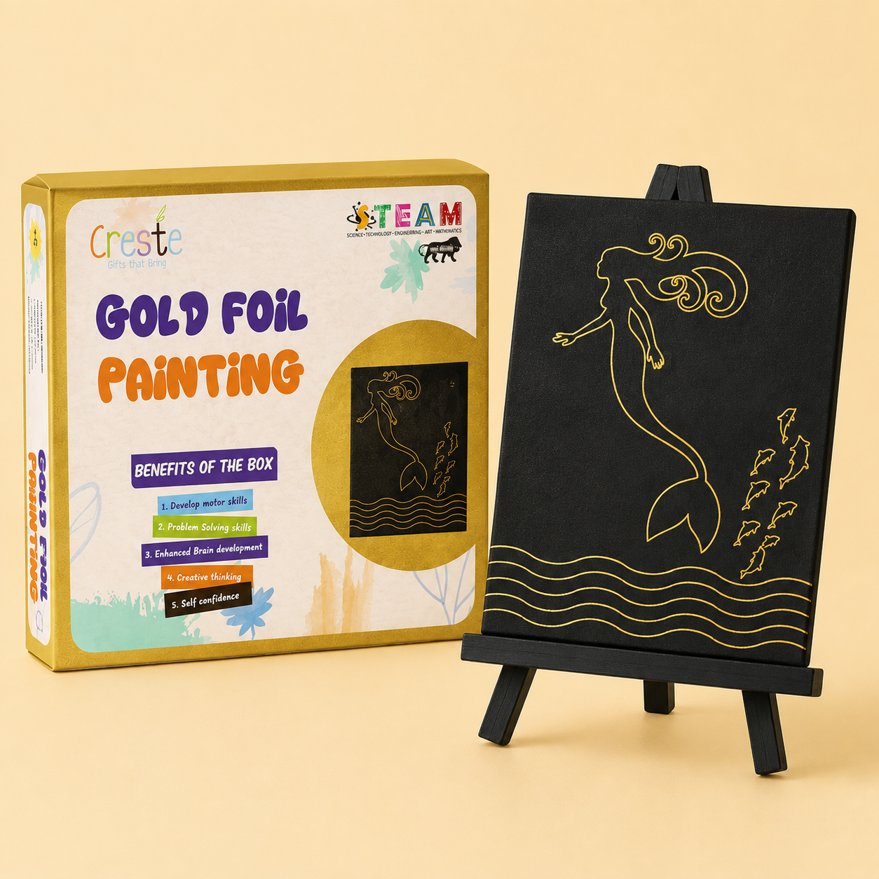 DIY Gold Foil Painting Kit | 5years+