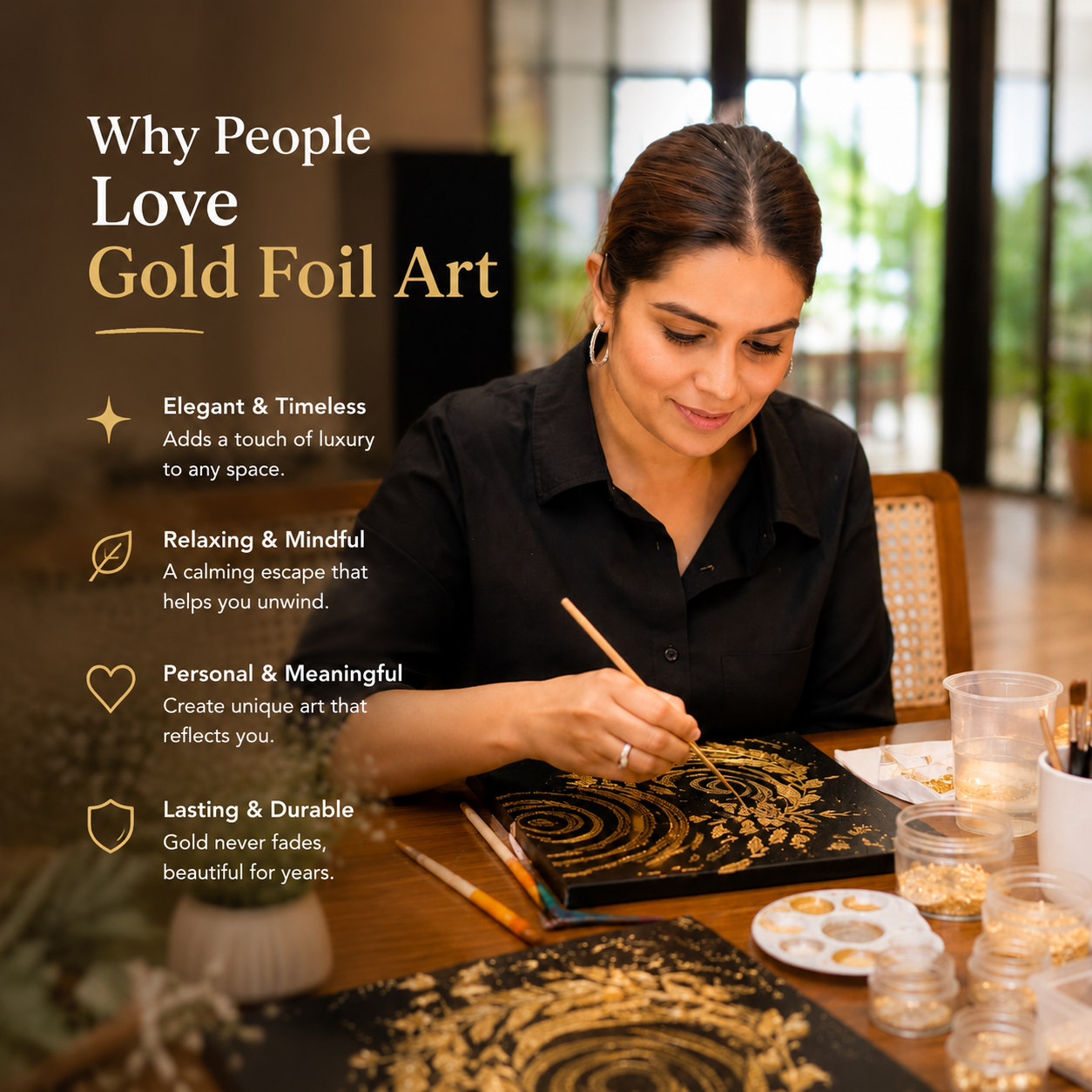 DIY Gold Foil Painting Kit | 5years+