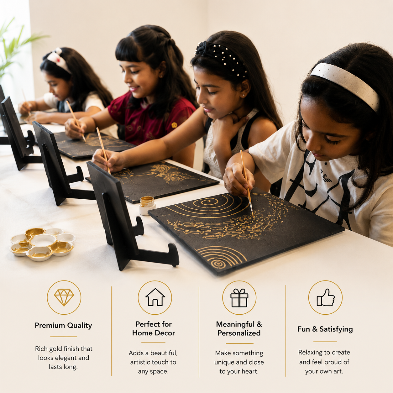 DIY Gold Foil Painting Kit | 5years+