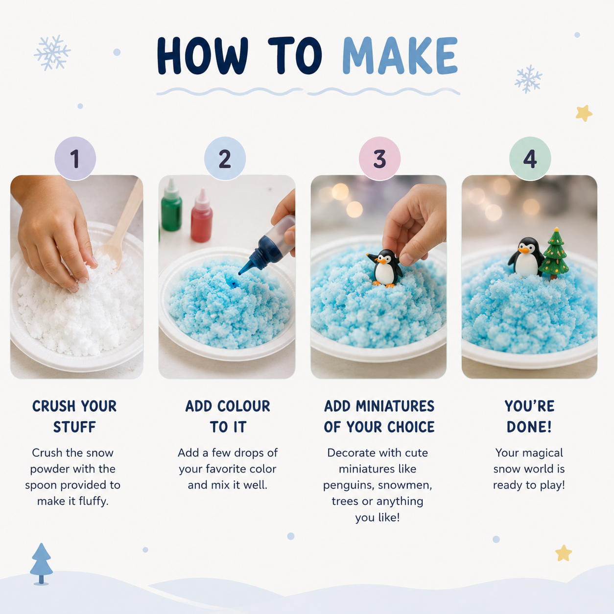 DIY Magic Snow Making Kit | 5years+
