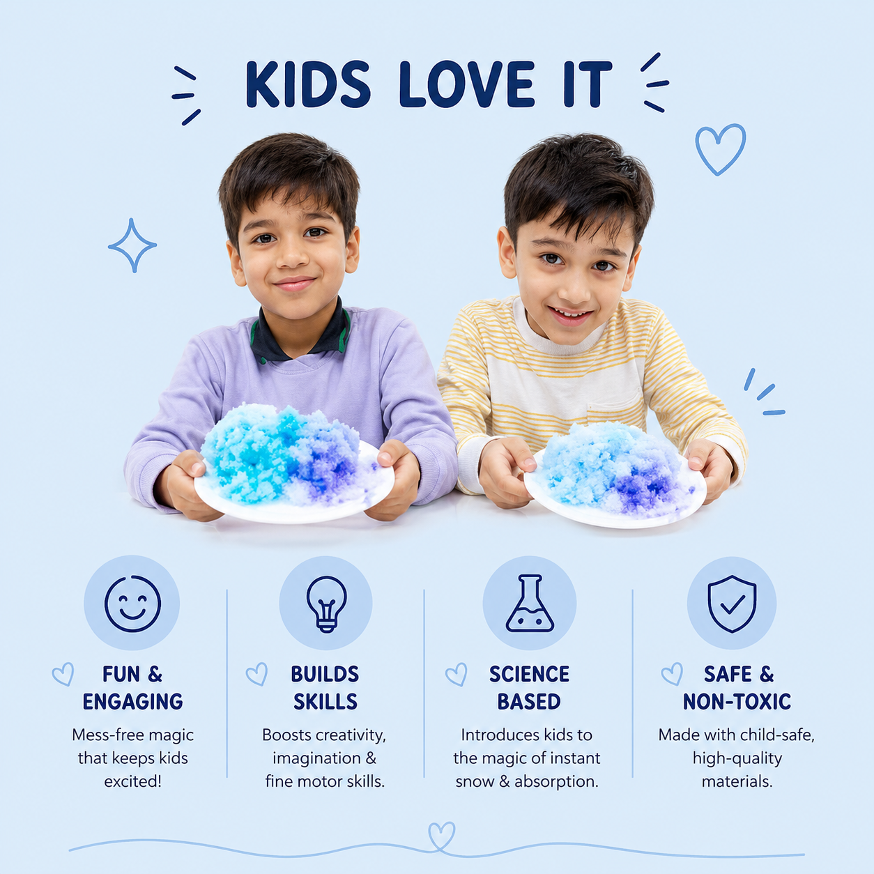 DIY Magic Snow Making Kit | 5years+
