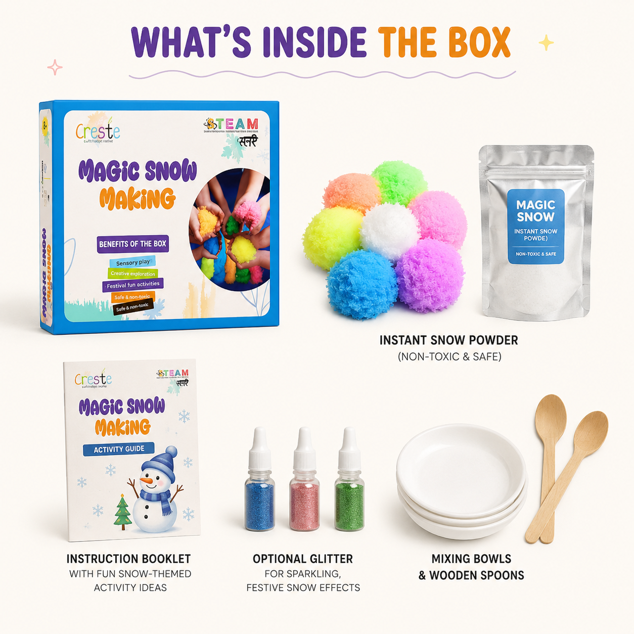 DIY Magic Snow Making Kit | 5years+