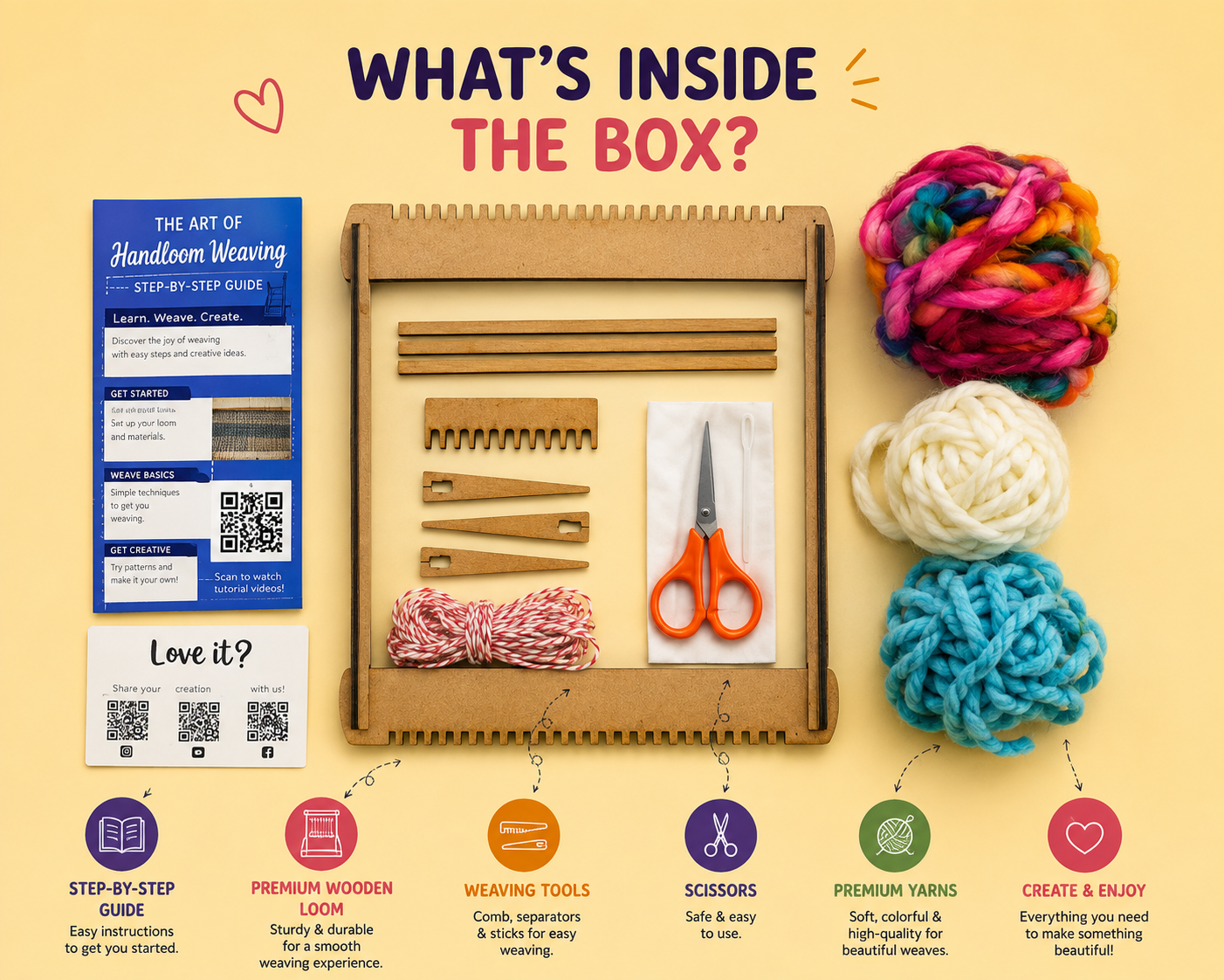 DIY Handloom Weaving Kit | 8years+