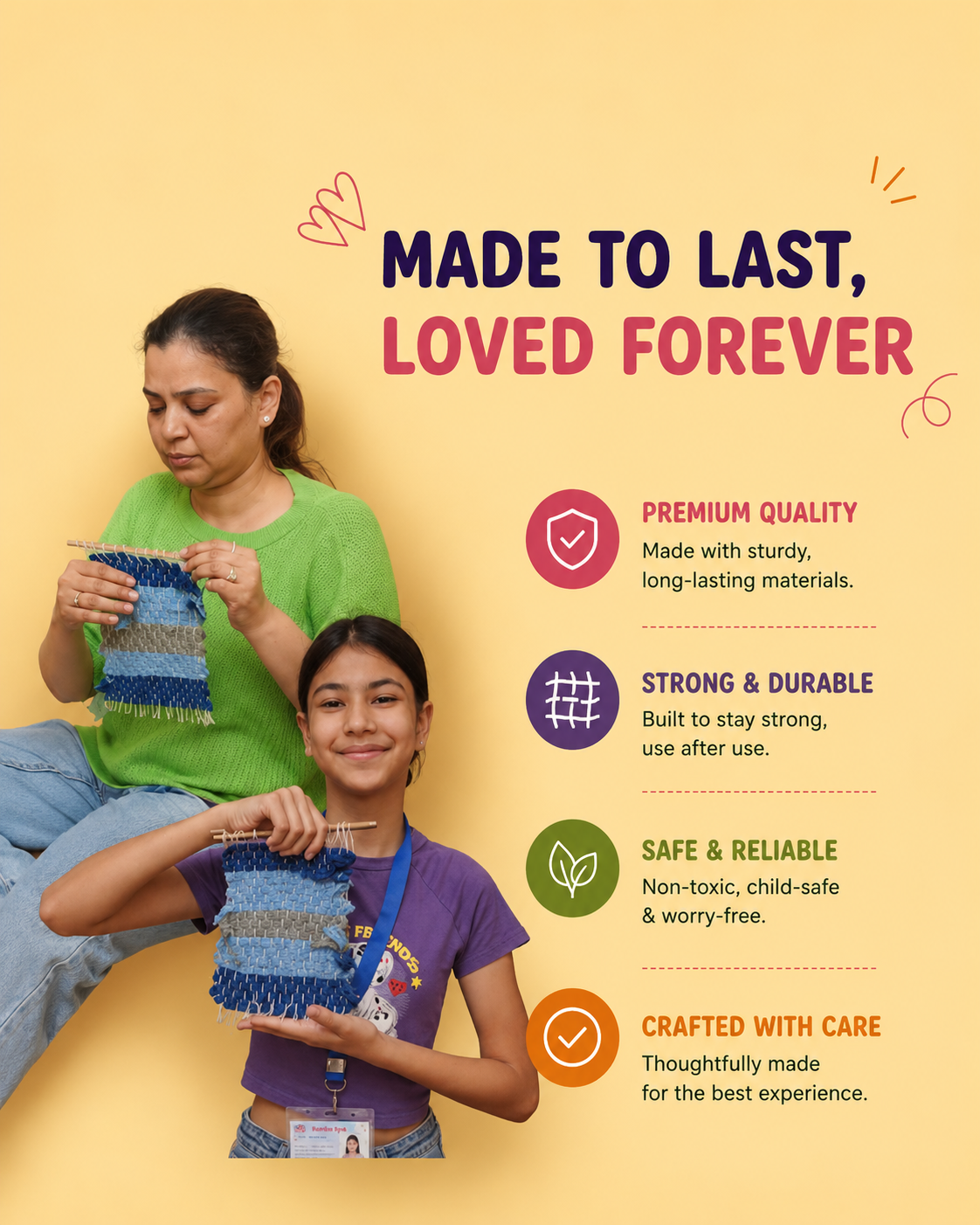 DIY Handloom Weaving Kit | 8years+