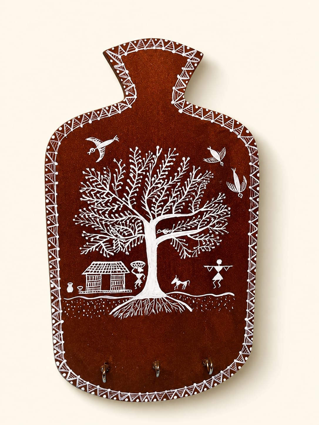 DIY Warli Keychain Holder Making Kit | 8years+