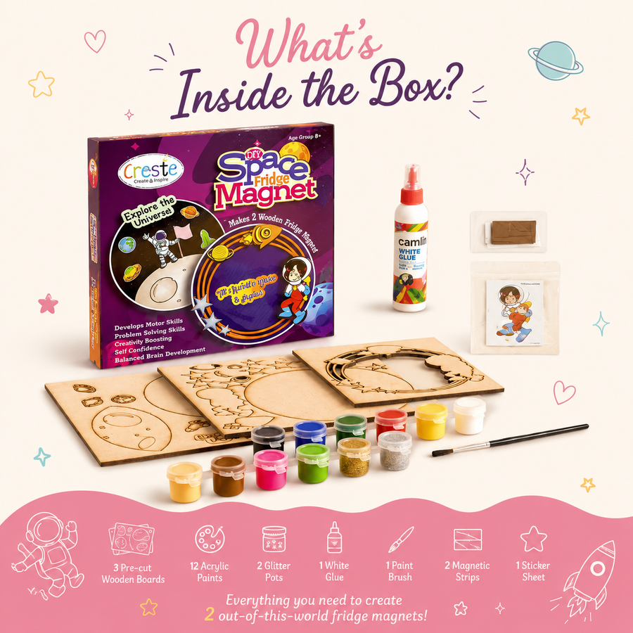 Fridge Magnet Space Theme Kit