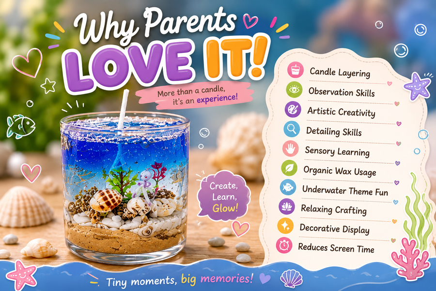 Aquarium Candle Making Kit
