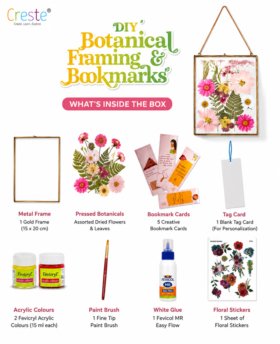 DIY Botanical Framing and Bookmark Making Kit | 8years+