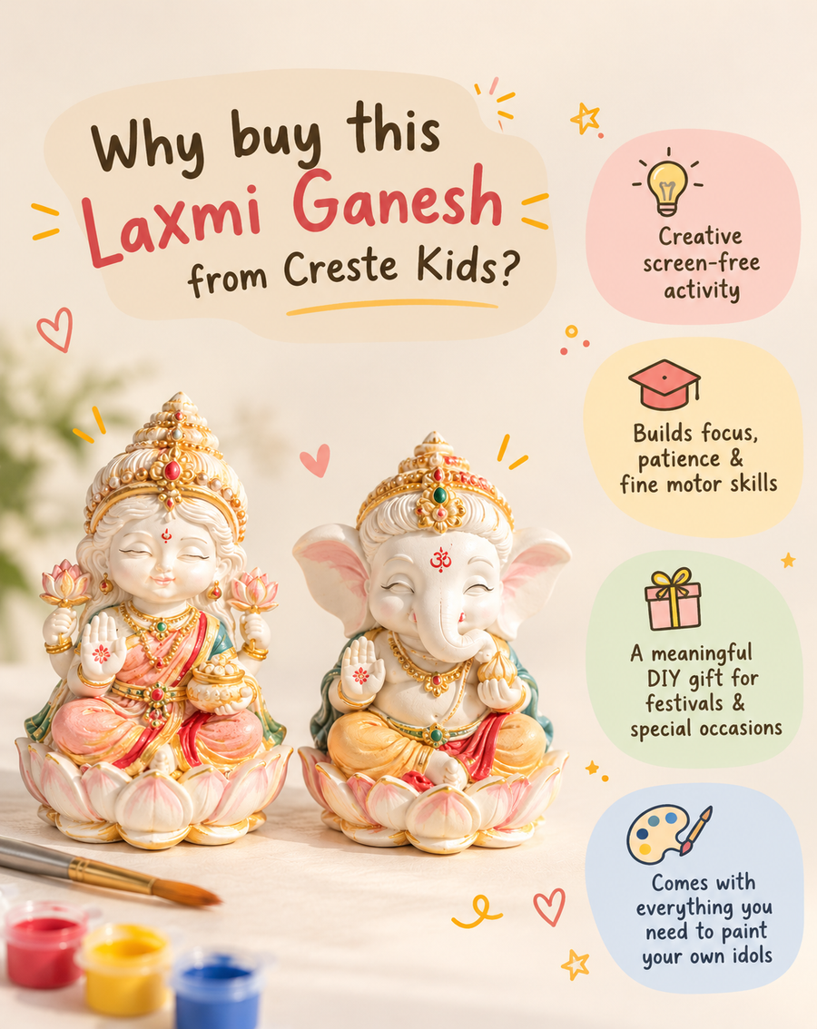 Bling Your Own Laxmi Ganesh – DIY kit for kids by Creste