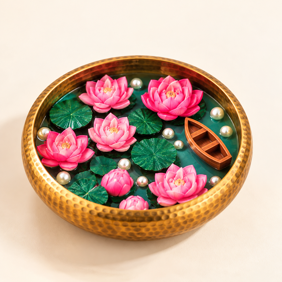 Urli Lotus Candle – DIY kit for kids by Creste
