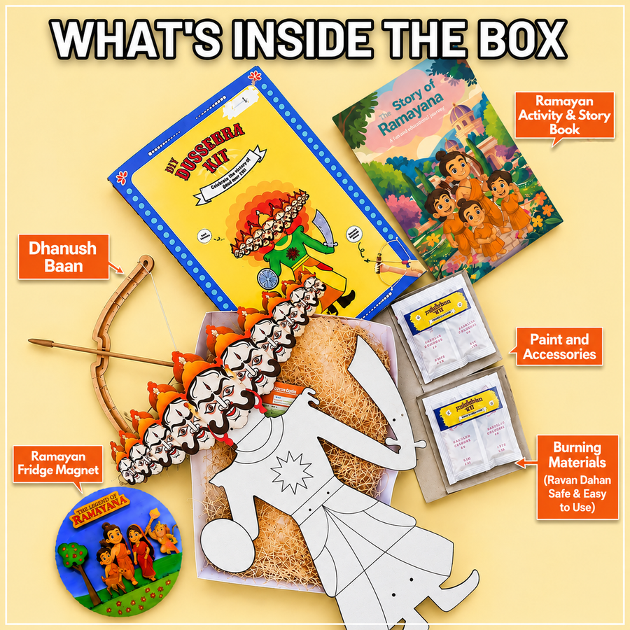Dussehra Kit – DIY kit for kids by Creste