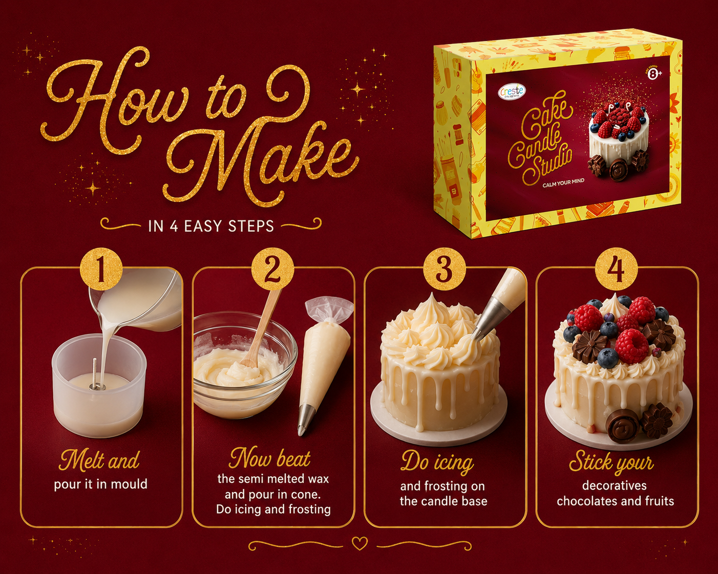 DIY Cake Candle Studio
