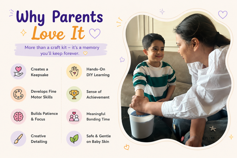 DIY Baby Hand Casting Kit | 2years+