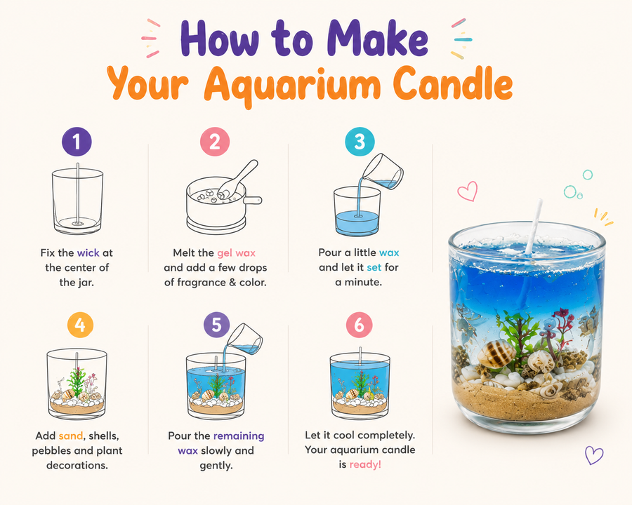Aquarium Candle Making Kit