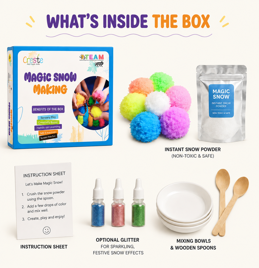 Magic Snow Making Kit – DIY kit for kids by Creste